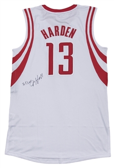 2012-13 James Harden Game Used & Signed Houston Rockets Home Jersey (Player LOA & JSA)
